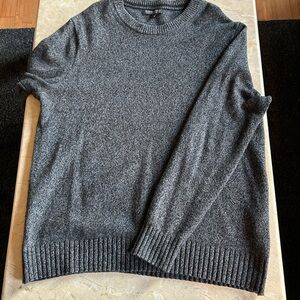 Banana Republic Gray Merino Extra Fine Wool Crewneck Men's Sweater